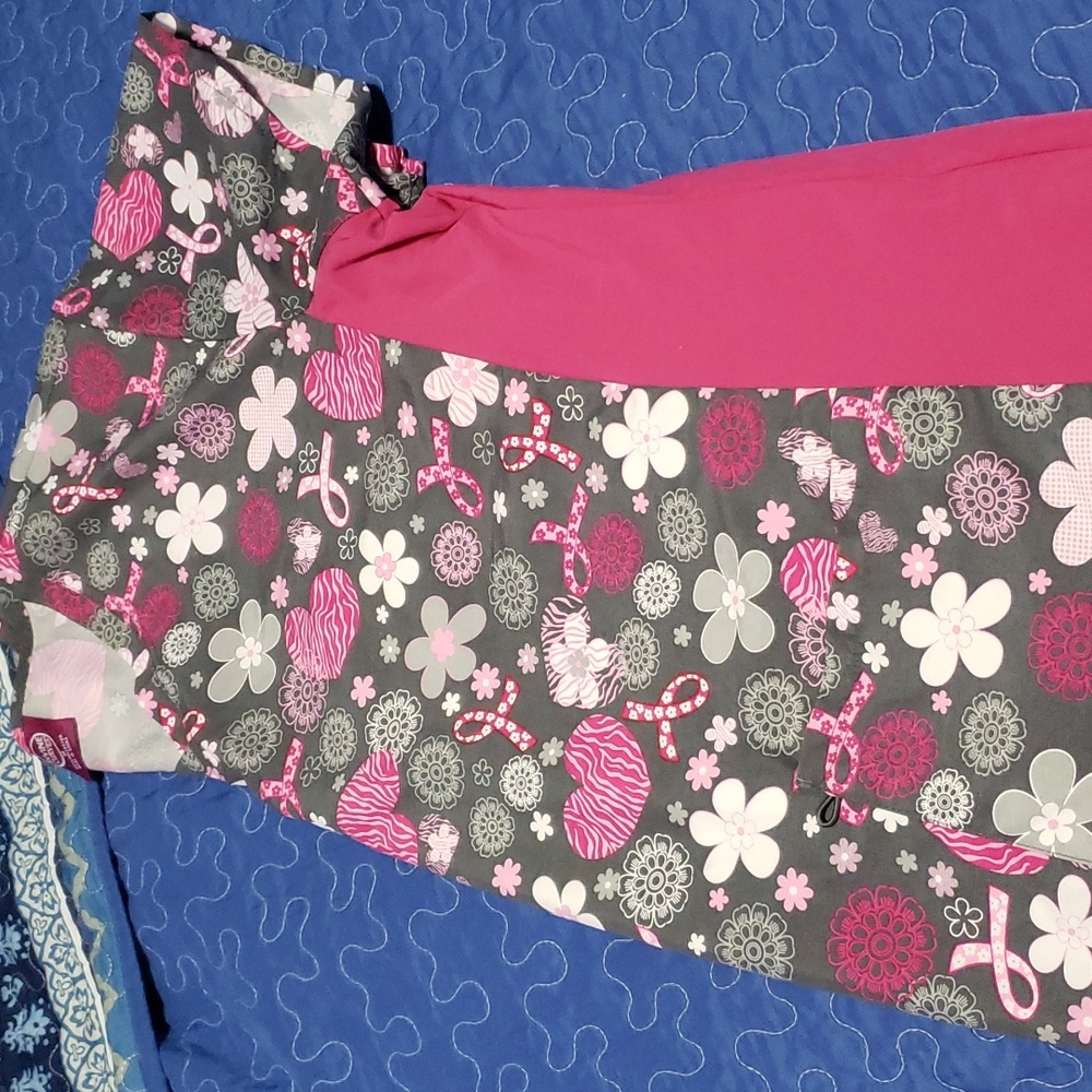 Printed Scrub top